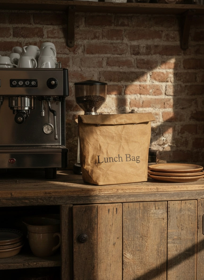 Waxed Lunch Bag